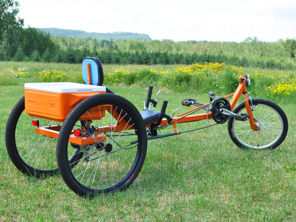 TimberWolf Recumbent Trike - cargo trike plan
